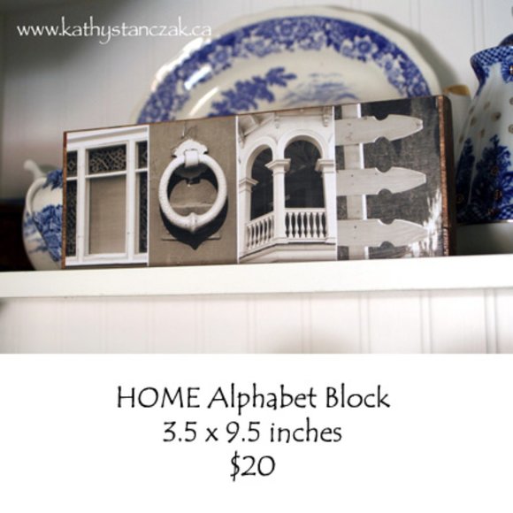 HOME Alphabet Block - Picture 1 of 2